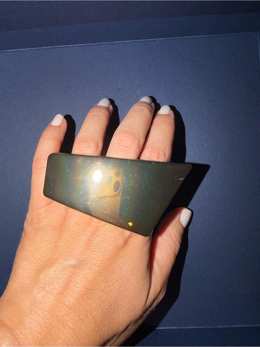 Zaea Geometric gol Statement Ring